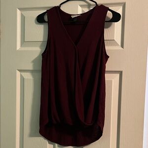 Universal Thread Deep Red Sleeveless Blouse